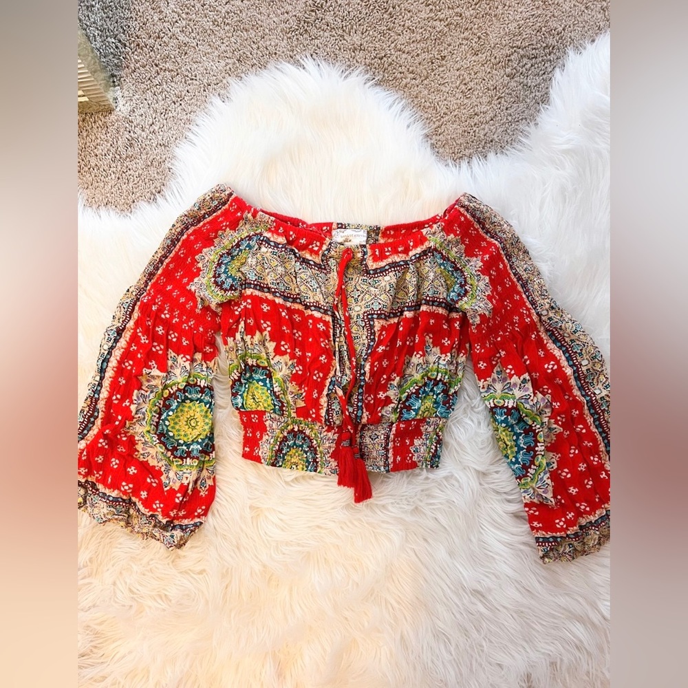 Band of Gypsies Off the Shoulder Top